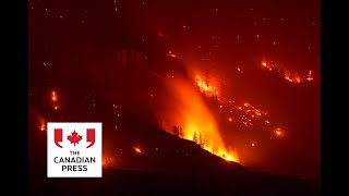 Footage reveals B.C. wildfire destruction