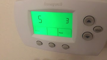 honeywell 6000 /RTH6500 system setup