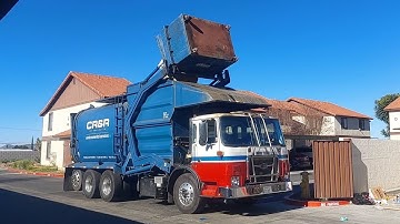 CR&R 2015 Autocar ACX Xpeditor Amrep FL Garbage Truck on Commercial Waste (53340 12/24/22)