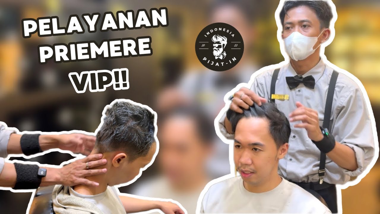 Premiere Barber Massage. Pijat Premiere. PELAYANAN VIP!! 🇮🇩 #relaxation #barbershop #relax #asmr