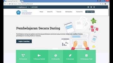 Tutorial elearning untuk Mahasiswa