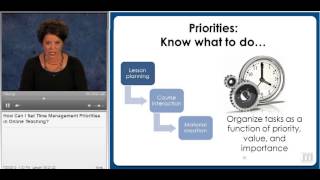 How Can I Set Time Management Priorities in Online Teaching