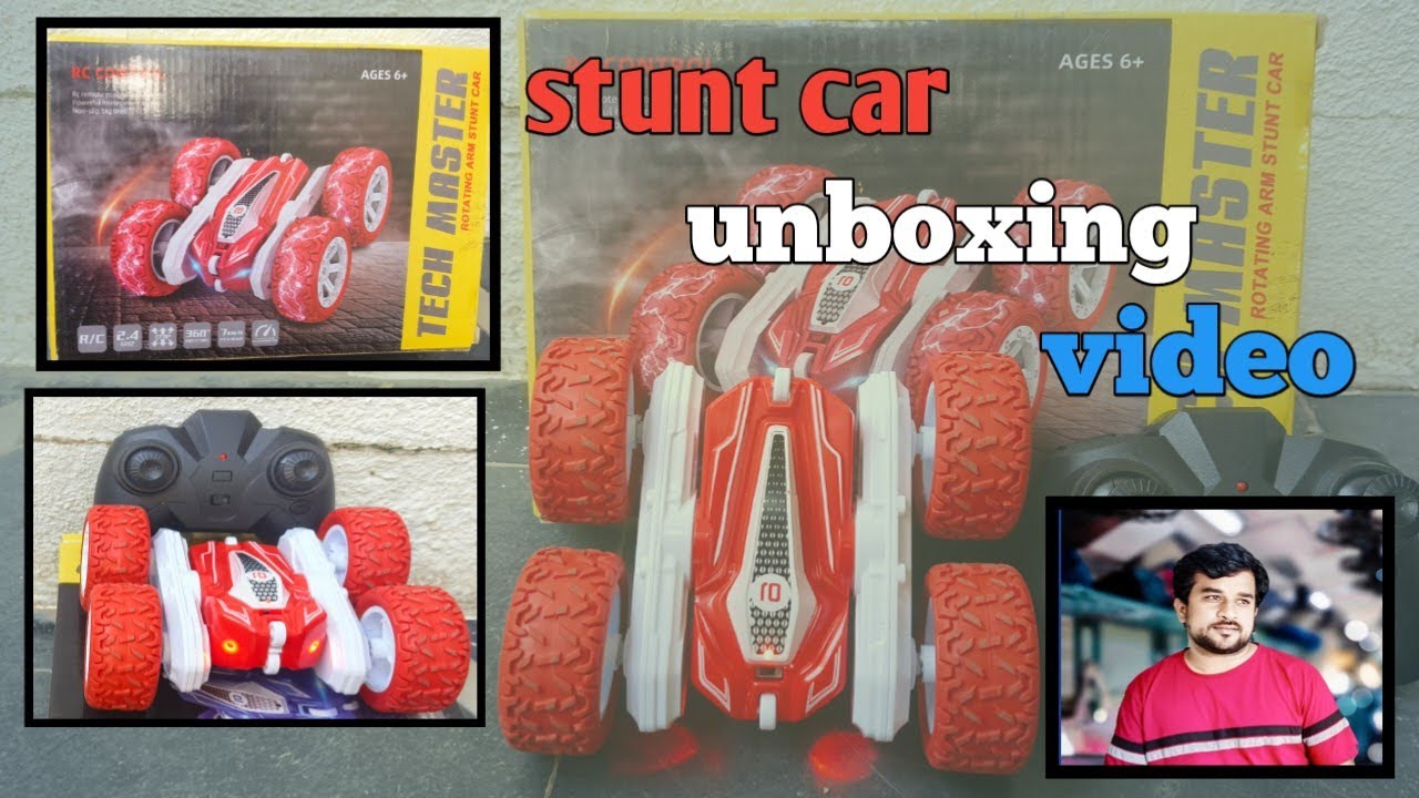 Tech master stunt car unboxing video chandu own creation