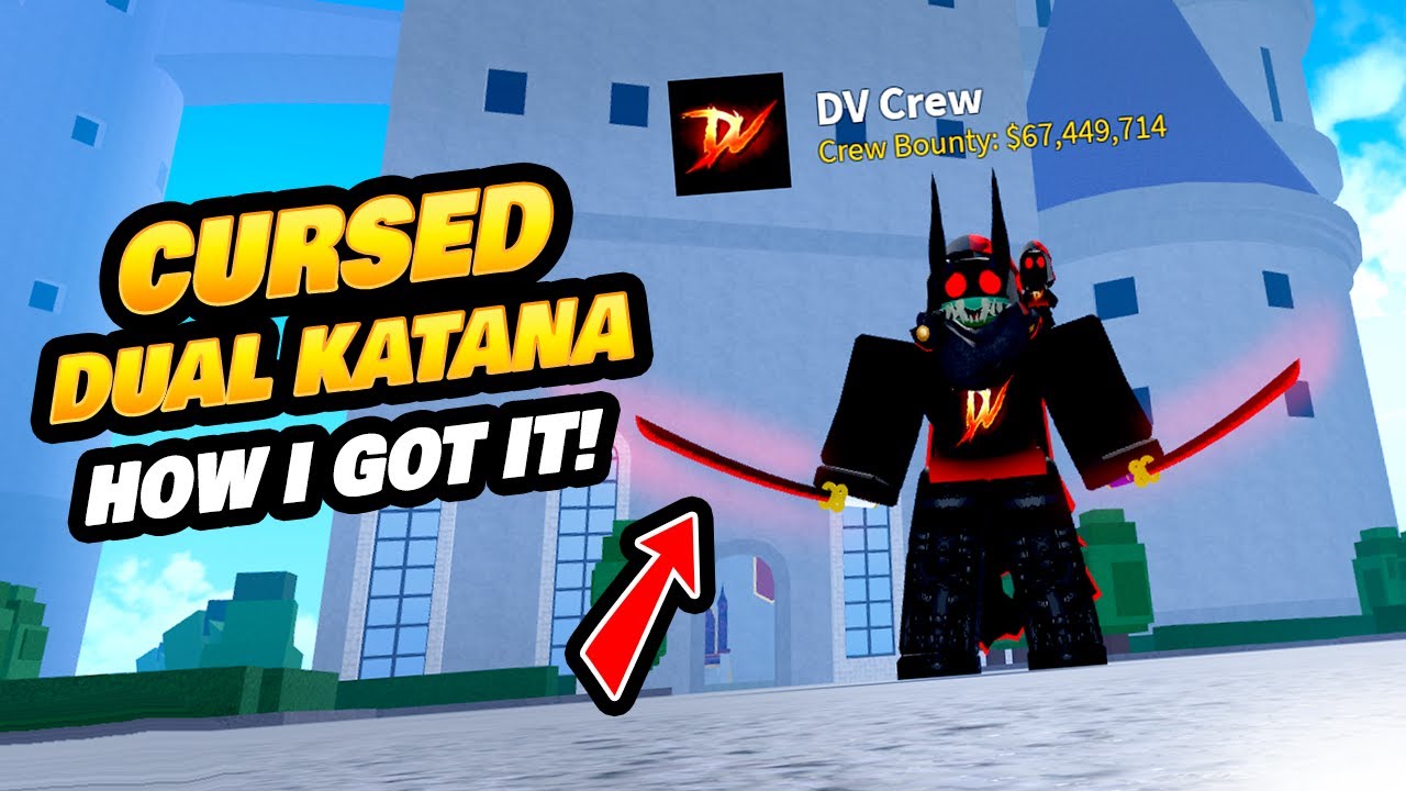 ✓ Como PEGAR CURSED DUAL KATANA no BLOX FRUITS!! 