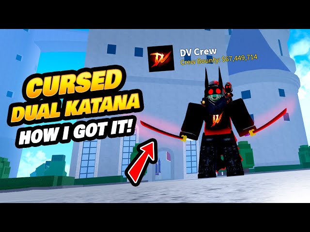 ✓ Como PEGAR CURSED DUAL KATANA no BLOX FRUITS!! 