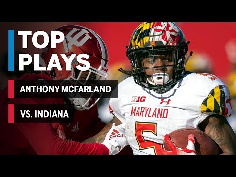 Top Plays: Anthony McFarland Highlights vs. Indiana Hoosiers | Maryland | Big Ten Football
