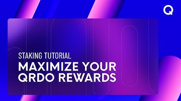 Staking Tutorial: Maximize Your QRDO Rewards