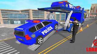 grand polis arabasi taşıma kamyonu oyunları android 3D polis araba taşıma oyunu izle Çizgi film screenshot 2