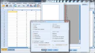 Average Correlation - SPSS