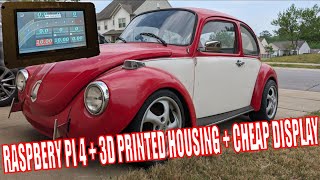 DIY Digital Dash for the Turbo Bug  1973 VW Super Beetle Subaru Swap