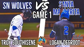 Sn Wolves Vs Santa Margarita In Palm Desert Challege Tournament Game 1