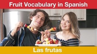 Learn Spanish Fruit Vocabulary for Beginners | Las frutas