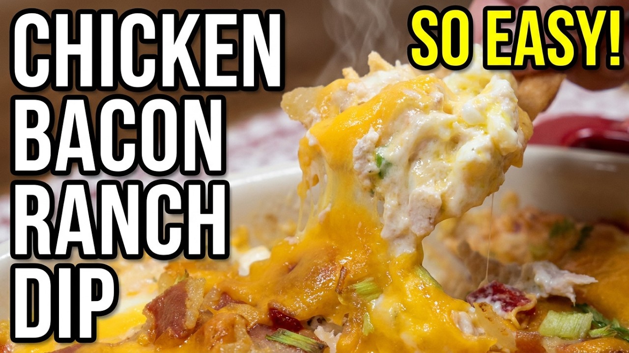 Chicken Bacon Ranch Dip Recipe | MOLCS Easy Recipes - YouTube