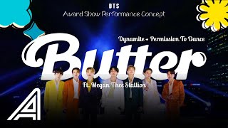 BTS - Dynamite + Permission to Dance + Butter ( VMAs Performance Concept )