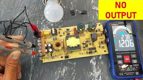 {966} SMPS Is not working, not turning on, no output voltage