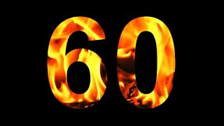 60 Second Timer Countdown With Music - Im On Fire Headphones On - 8D Audio