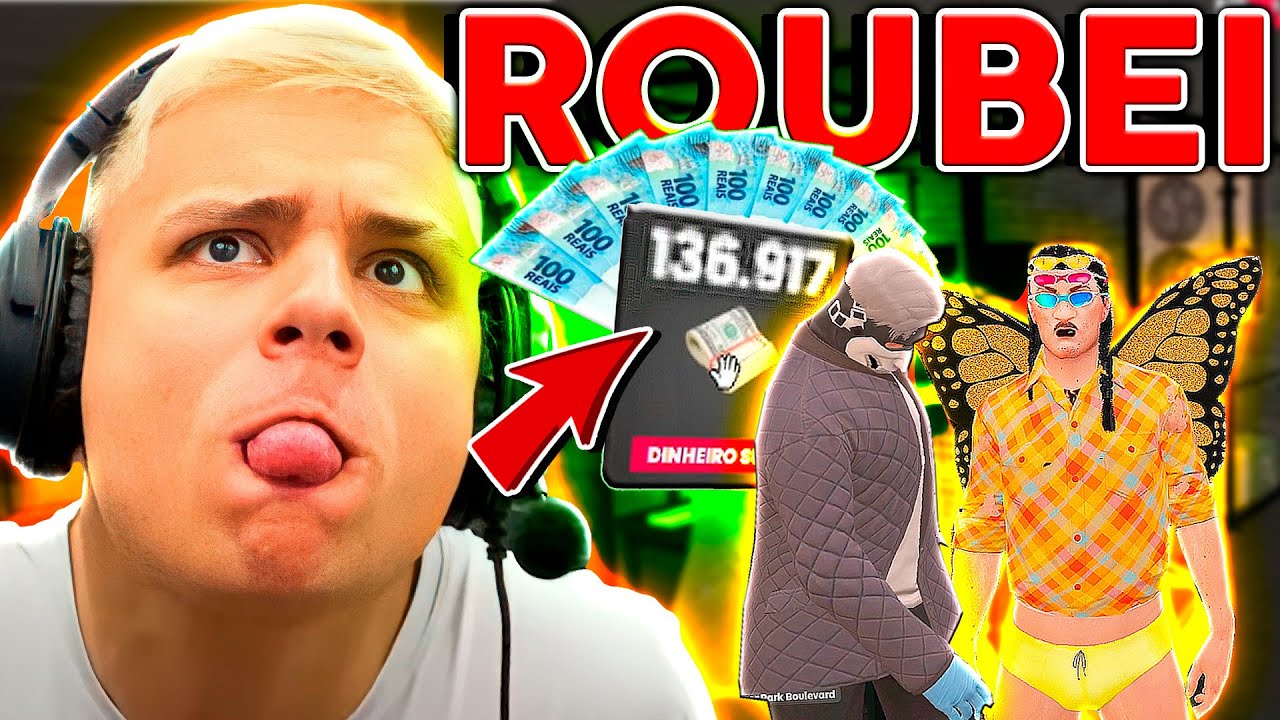 GOLPE do DINHEIRO SUJO no GTA RP 😂 (Paulinho o LOKO)