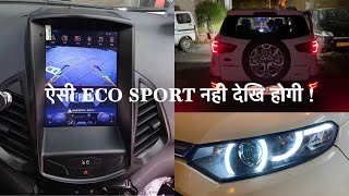 Ford eco sport modified | aftermarket headlights for eco sport | tesla stereo for eco sports