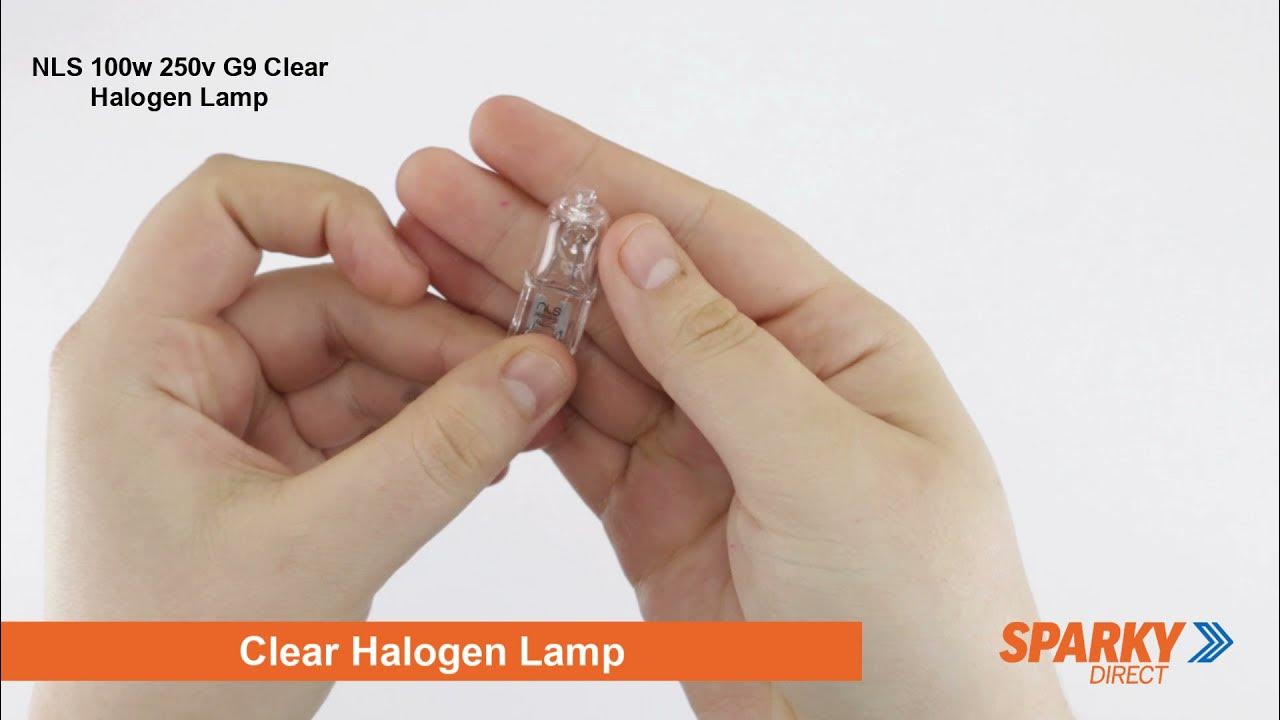 NLS 100w 250v G9 Clear Halogen Lamp YouTube