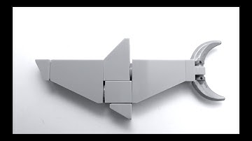 How to Build a LEGO Shark from ONLY 10 Bricks! (Tutorial)