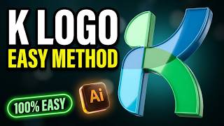 Design Interlocking Dual Letter Typography Logos Using Circular Grid Systems In Illustrator