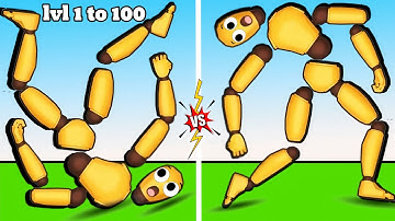 Ragdoll Fall: Break the Bones! Ragdoll break: kick master gameplay android iOS level 50 to 1001