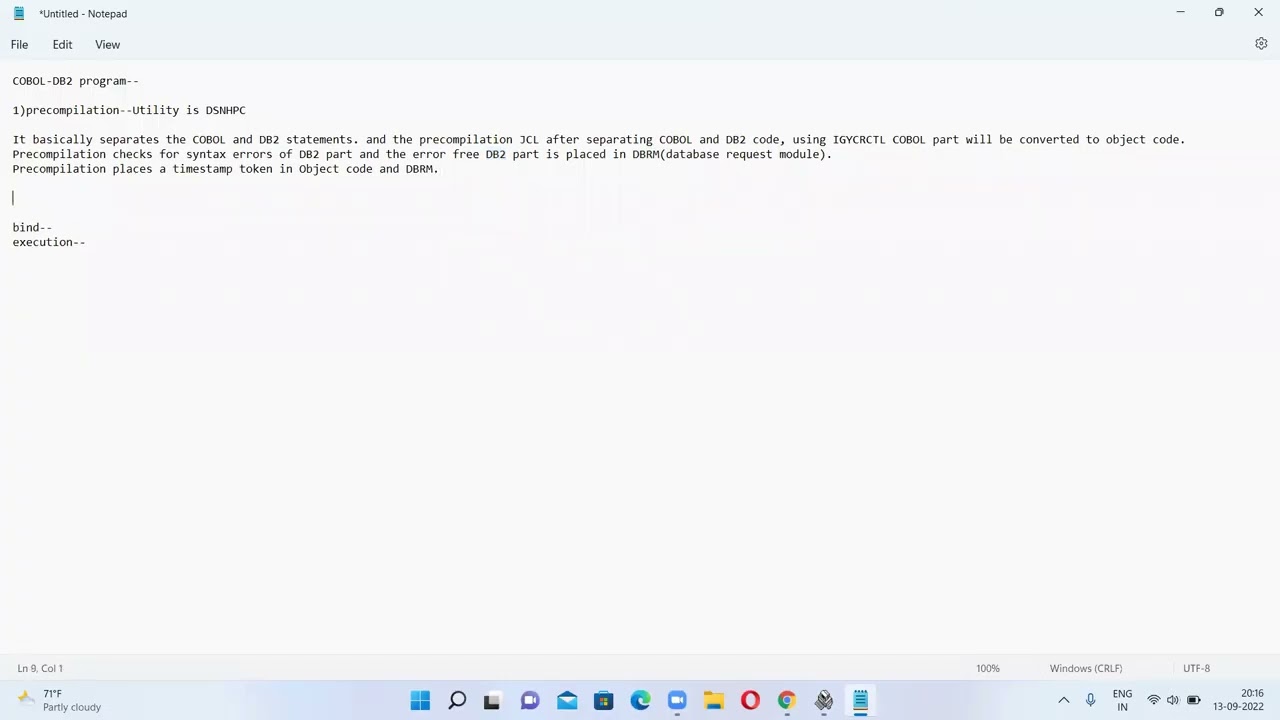 Precompilation , BIND and Execution process in DB2 || All About Mainframes
