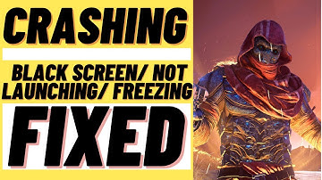 Fix Outriders Crashing| Black Screen| Freezing|Stuck on Loading Screen| Not Launching