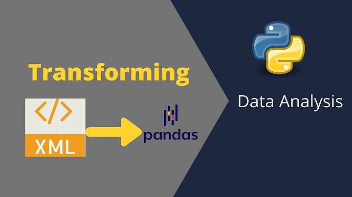 How to transform an XML document into a Pandas DataFrame