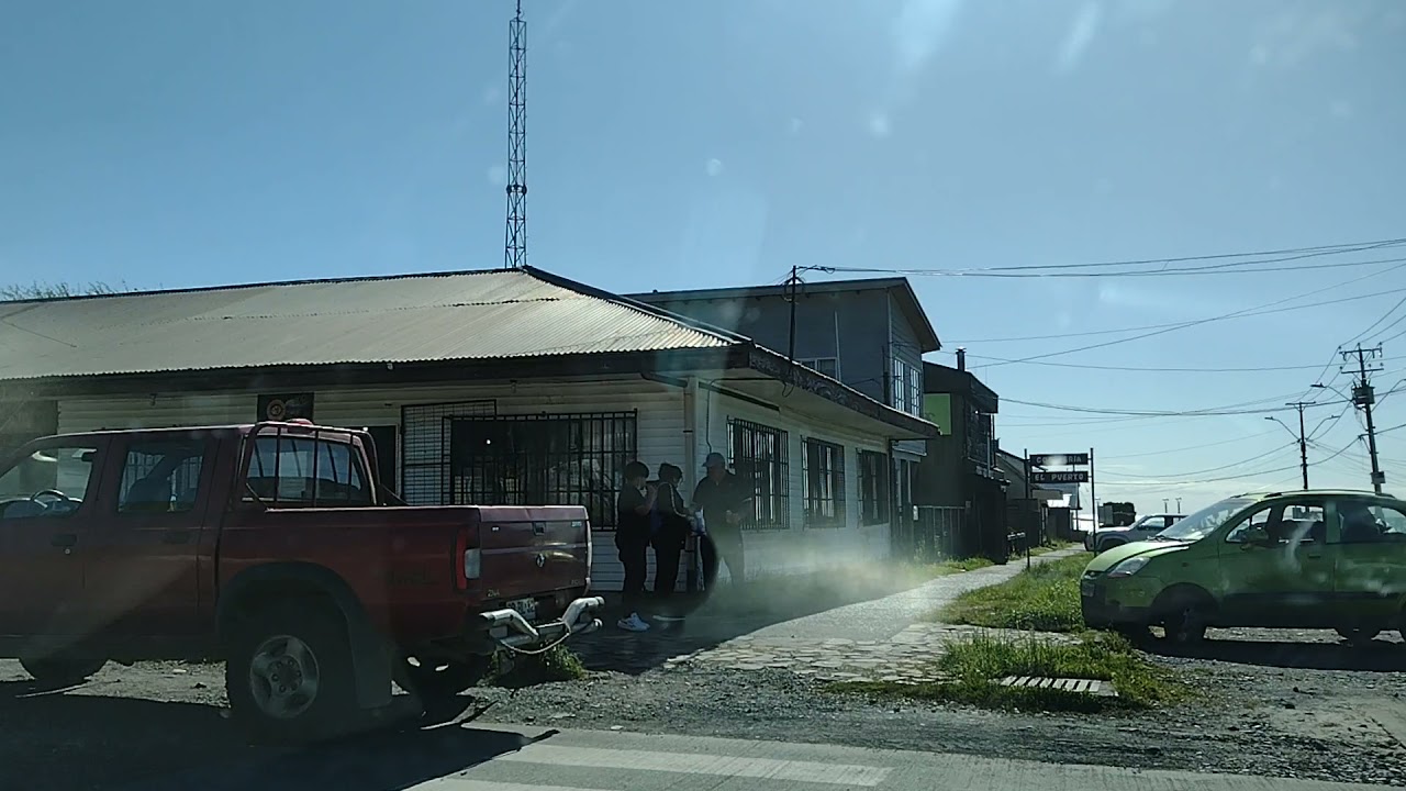 llegada a Chaiten, buscando comer algo