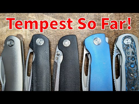 A quick look at Tempest Knives so far....