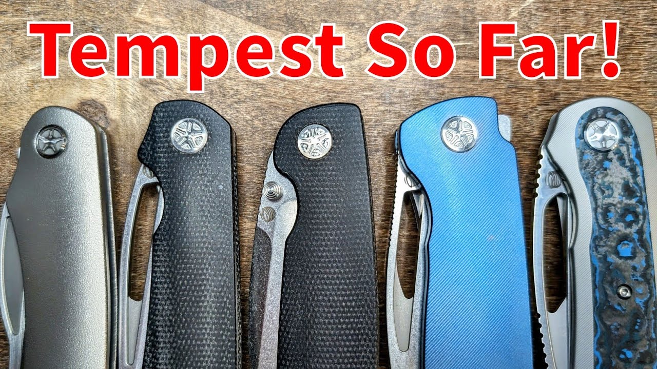 A quick look at Tempest Knives so far....