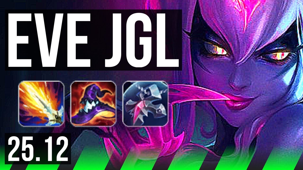 EVELYNN vs SHACO (JGL) | 13/3/17, 6 solo kills, 43k DMG, Dominating | EUW Master | 25.12