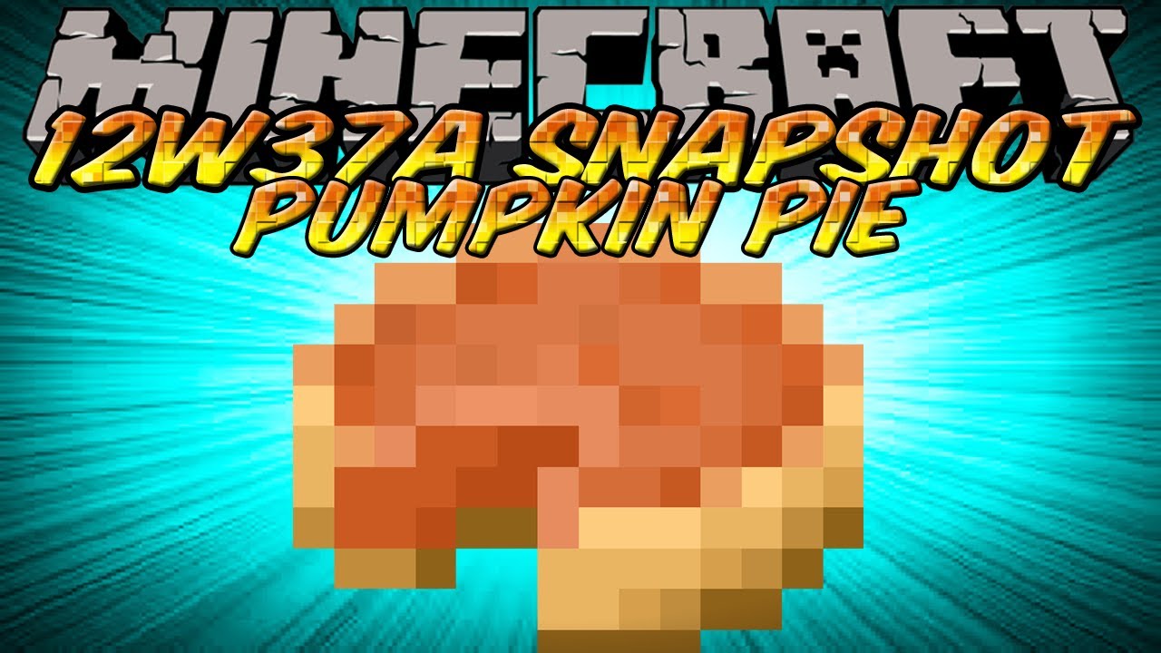 Minecraft 12w37a Snapshot - Pumpkin Pies, Flatland Customized, NEW dyed leather armor & MORE!