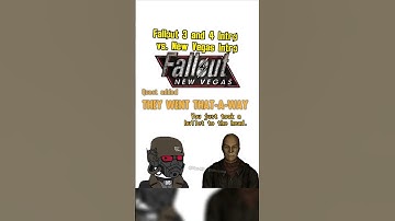 Fallout 3 and 4 Intro vs. New Vegas Intro #fallout #memes #shorts