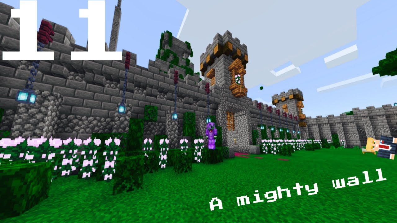 Minecraft Let’s Play - I Built A Freaking Wall - YouTube
