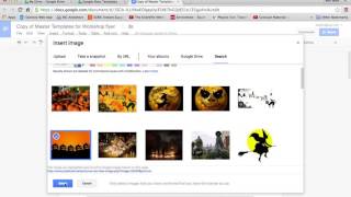 Google Flyer Using Templates