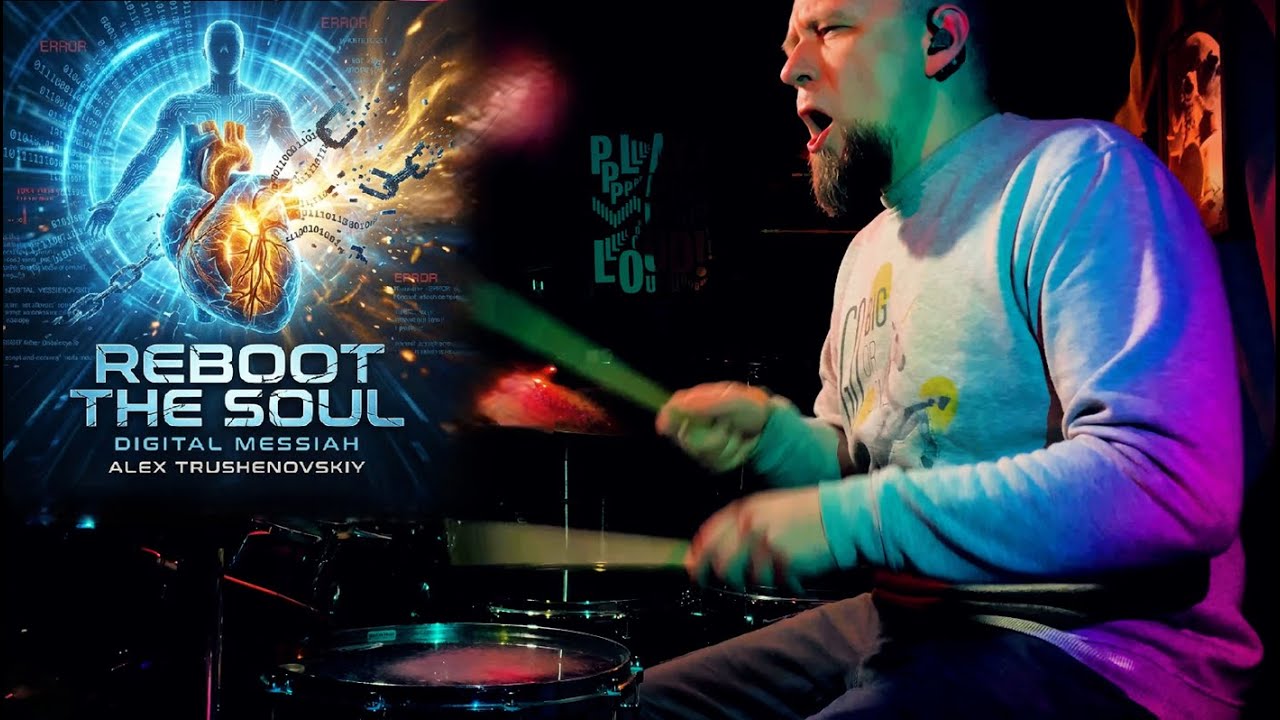 REBOOT THE SOUL— Digital Messiah (album) | AI Music + Live Drums by Alex Trushenovskiy