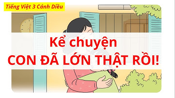 Kể chuyện: Con đã lớn thật rồi! - Tiếng Việt 3 Tập 1 Cánh Diều