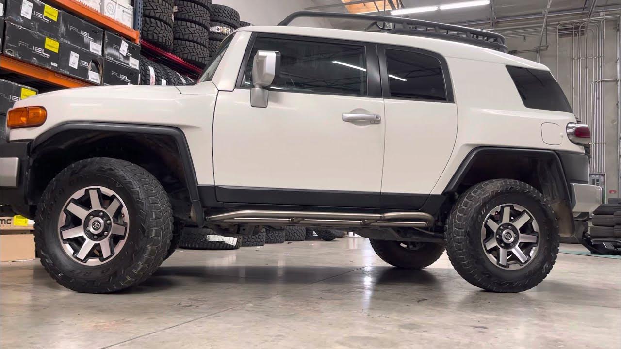 FJ Cruiser rock sliders to die for! YouTube