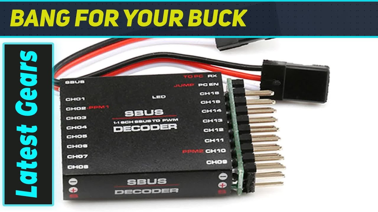 SBUS to PWM/PPM Converter: Essential 16 Channel Decoder
