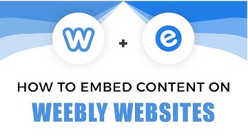 How to embed content on Weebly | elink.io