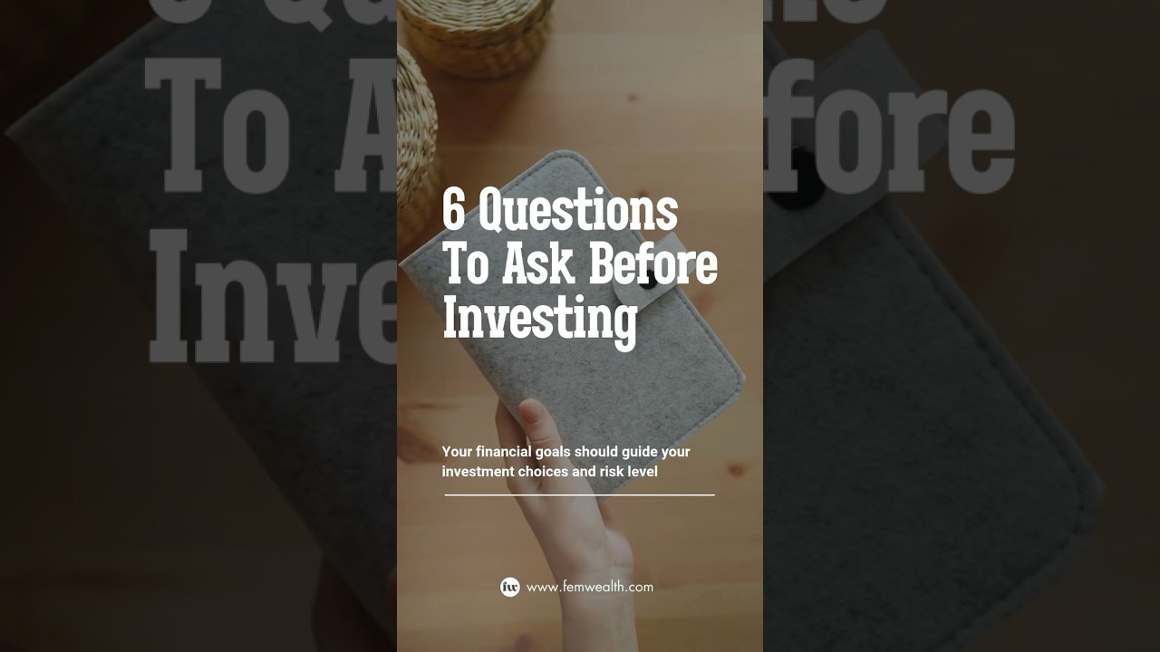 Before you invest… Ask these 6 questions! 💰📈  