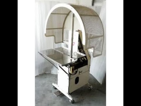 中古]自動紐掛け機(紐結束機) Y60型 TOM(山田機械工業)製 動作確認動画