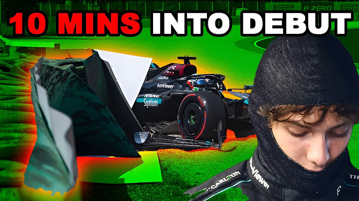 Kimi Antonelli crashes 10 minutes into practice debut at Italian F1 GP  - #KimiAntonelli