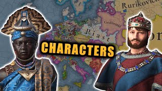 Characters and Dynasties system in EU5 | 3D MODELS CONFIRMED
