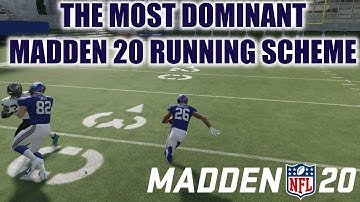 THE MOST DOMINANT MADDEN 20 RUN SCHEME! TIPS AND TRICKS