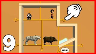 Pin Rescue Puzzle part 9 | Pin Rescue Pull the Pin game screenshot 3
