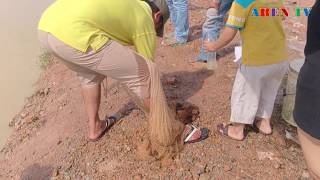 Aren Tv - Aren Caught One Fish By Fishing Net Lol