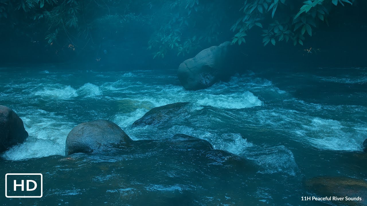 Gentle Flowing River – Night Sounds for Sleep